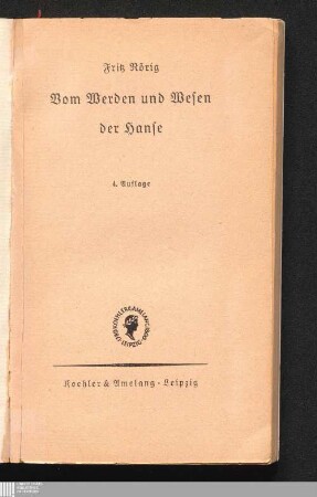 Vom Werden und Wesen der Hanse