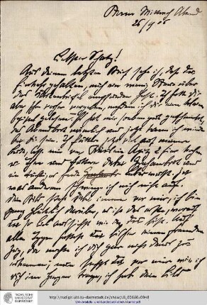 Brief vom 26.09.1906