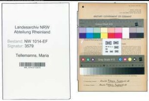 Entnazifizierung Maria Tellemanns , geb. 18.05.1916 (Bahnangestellte)
