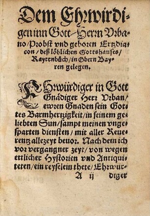 Wunderbarliche Hystoria von dem Ursprunge und namen der Guelphen, vorzeytten Graffen und Herren zu Altorff, nachmals Fürsten in Bayern : auß einem sehr alten Chronico mit Namen Atranus Gebula von Wort zu Wort auß dem Latein gezogen