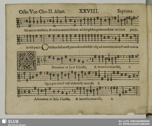 XXVIII. Adoramus te Jesu Christe