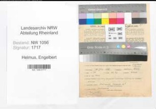 Entnazifizierung Engelbert Helmus , geb. 18.12.1912 (Ingenieur)