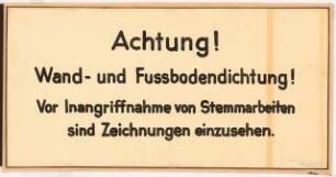 Reichsluftfahrtministerium, Berlin: Bauschild