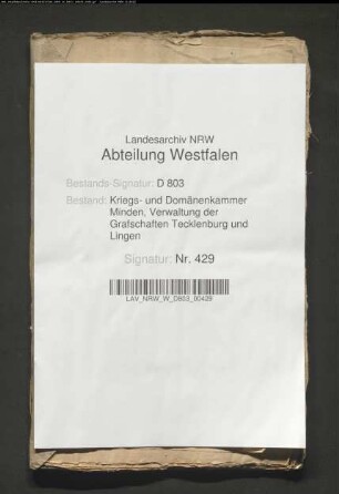 Verkauf des Lingenschen Kollegienhauses