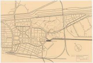Rennwiesen, Mannheim: Verkehrsplan 1:5000