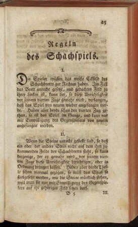 Regeln des Schachspiels