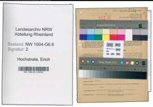 Entnazifizierung Erich Hochstrate , geb. 24.09.1905 (Buchhaltungsleiter)