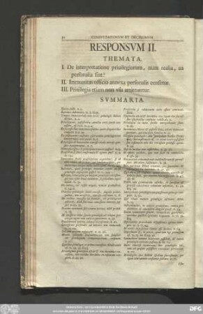 [(II) De Iure Dandi Privilegia.]