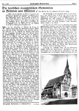 Die deutschen evangelischen Gemeinden in Böhmen und Mähren