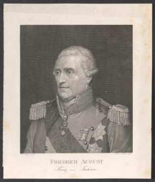 Porträt Friedrich August I., König von Sachsen (1750-1827)