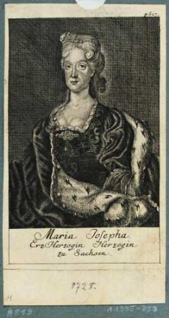 Bildnis Maria Josepha, Erzherzogin von Sachsen