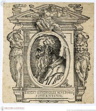 Giorgio Vasari: Delle vite de' più eccellenti pittori, scultori et architetti, In questa nuova edizione diligentemente reviste, ricorette, accresciute (...). Parte terza, Primo volume. Bologna: Evangelista Dozza, 1647, Baccio Bandinelli, Porträt