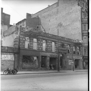 Negativ: Ruine, Goltzstraße 25, 1951