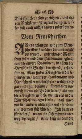Vom Rentschreiber.