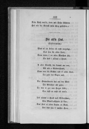 Die alt'n Leut.