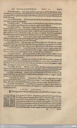 Caput Sextum. De impedimentis et infirmitatibus accidentibus corpori nati.