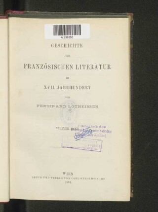 Bd. 4: Die Epoche der klassischen Literatur und der Niedergang