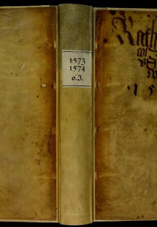 Ratsprotokolle, 1573 Juli 28. - 1574 Aug. 1.