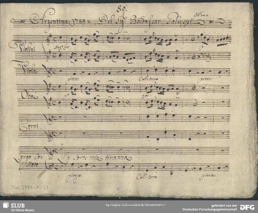Siroe. Excerpts - Mus.2973-F-25 : S, orch, bc