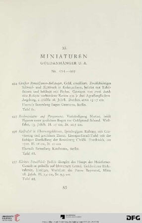 Miniaturen (Nr. 454-469)