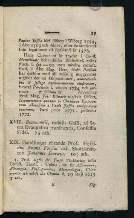 17-34, XIX. - XXIII.