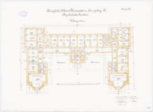 Physikalisches Institut der Albertus-Universität Königsberg: Grundriss KG 1:100
