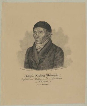 Bildnis des Johann Andreas Woldmann
