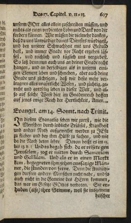 607-626, Evangel. am 14. Sonnt. nach Trinit.