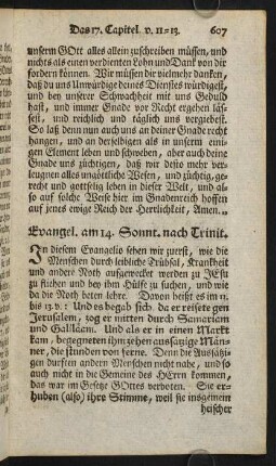 607-626, Evangel. am 14. Sonnt. nach Trinit.