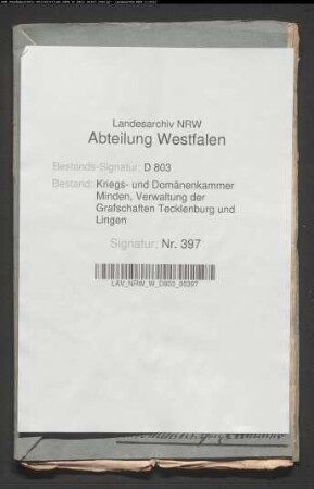 Die von den Untertanen Schove, Arelmann, Holthues und Niemöller im Felde oberhalb Arelmanns Hof anzulegende Bockmühle, Vogtei Lienen
