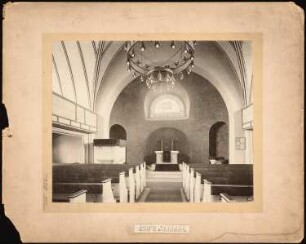 Evangelische Kirche, Maltsch: Innenraum nach Osten