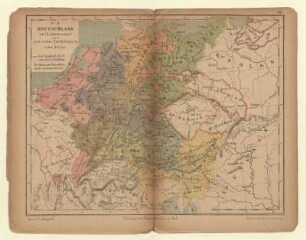 Deutschland im 15. Jahrhundert und nach seiner Eintheilung in zehn Kreise