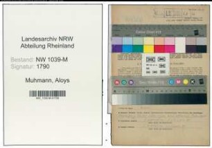 Entnazifizierung Aloys Muhmann , geb. 20.06.1914 (Angestellter)