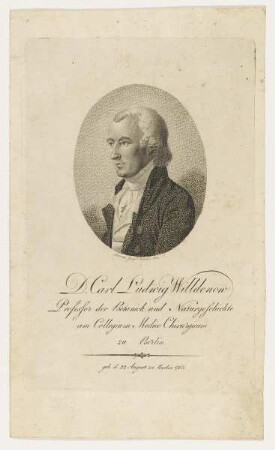 Bildnis des Carl Ludwig Willdenow