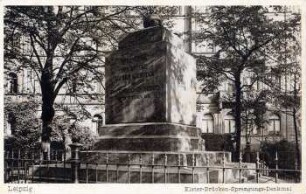 Leipzig : Elster-Brücken-Sprengungs-Denkmal