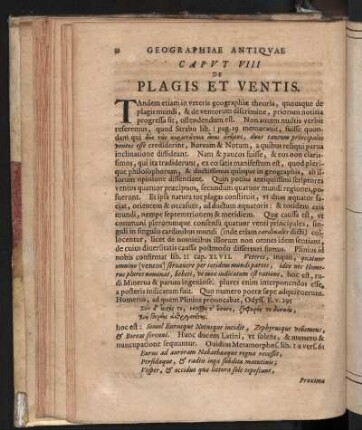Caput VIII. De Plagis Et Venetis