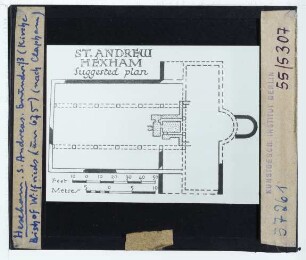 Hexham, Abtei : Grundriss