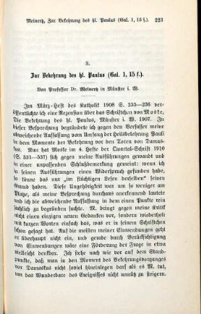 223-229 Zur Bekehrung des hl. Paulus (Gal. 1,15f.)