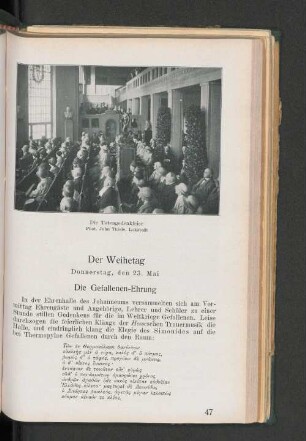 Der Weihetag.