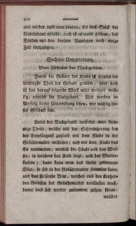 Sechste Unterredung.