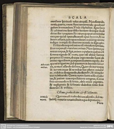Octauus gradus dicitur, et est Sublimatio.