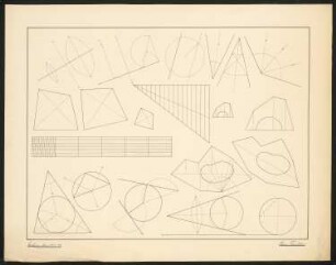 Übung in Darstellender Geometrie: Geometrische Flächen und Körper
