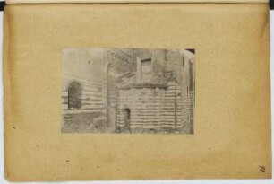 Santi Apostoli, Verona: Außenansicht, Apside (aus: Skizzen- und Fotoalbum 5)