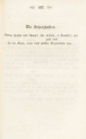 Die Scherzhaften.