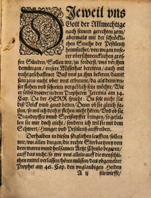 Ein kurz Regiment, wie man sich in diesen gegenwertigen Sterbsleufften halten sol : Gestellet durch die Verordneten vnd geschwornen Doctores der Artzeney diser Stadt Nürmberg im Jar 1575.