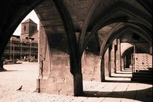 Hildesheim: Arkaden des Rathauses