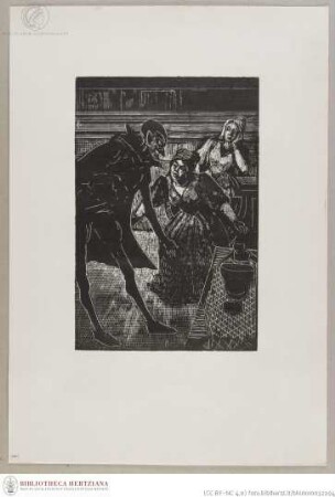 Mephistopheles, Marthe und Gretchen
