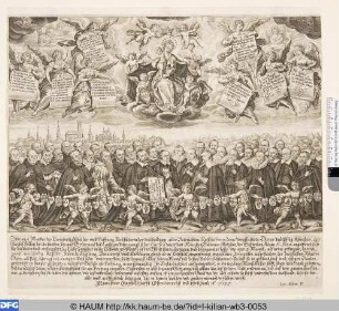 [Gebet der vierzig von Gustav Adolph verschleppten Münchener Geiseln; Prayer of the 40 hostages taken by Gustav Adolph from Munich in 1632]