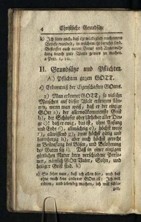 II. Grundlage und Pflichten