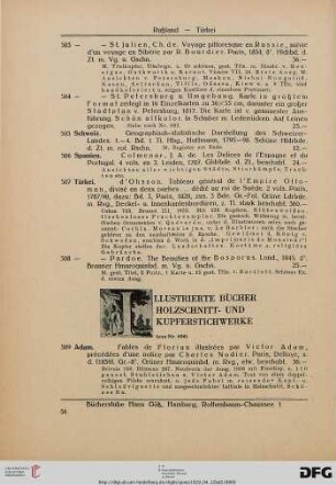 Illustrierte Baücher – Holzschnitt- und Kupferstichwerke (Nr. 509-635)
